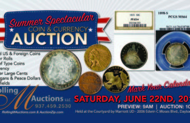 Summer Spectacular Coin & Currency Auction - Dayton, Ohio